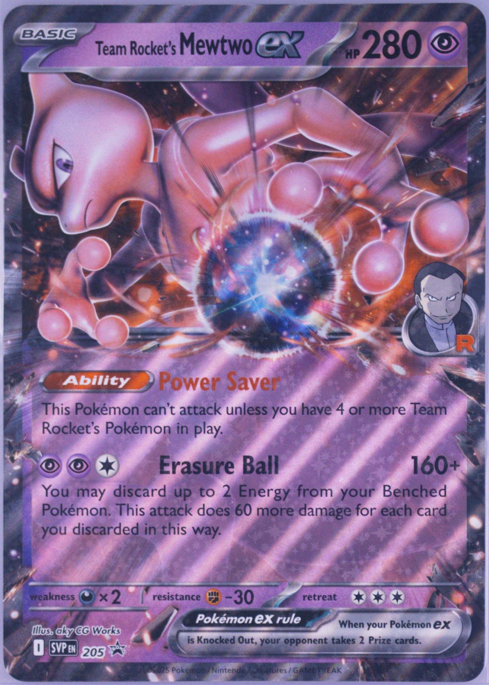 Team Rocket's Mewtwo EX
