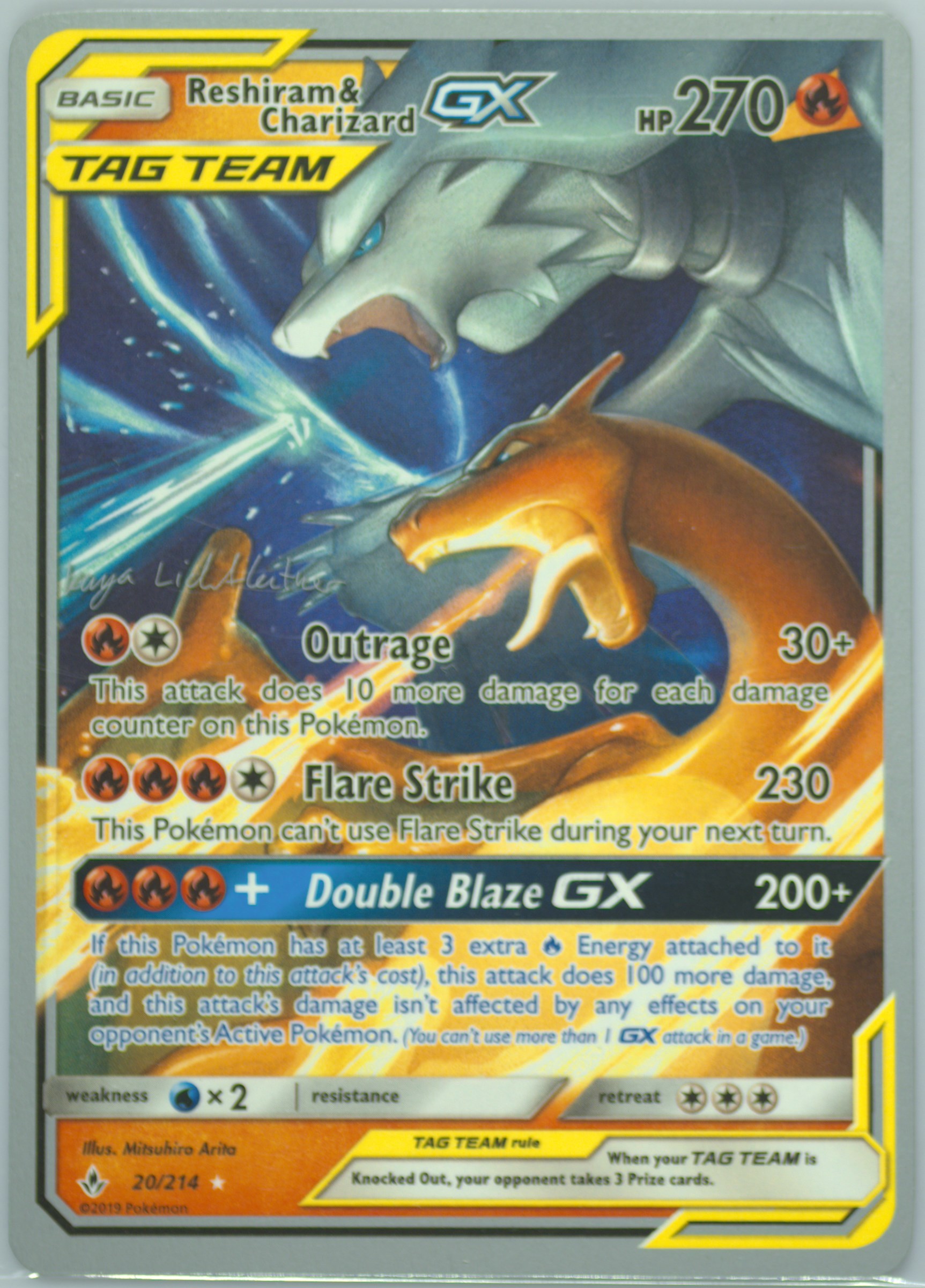 Reshiram & Charizard GX