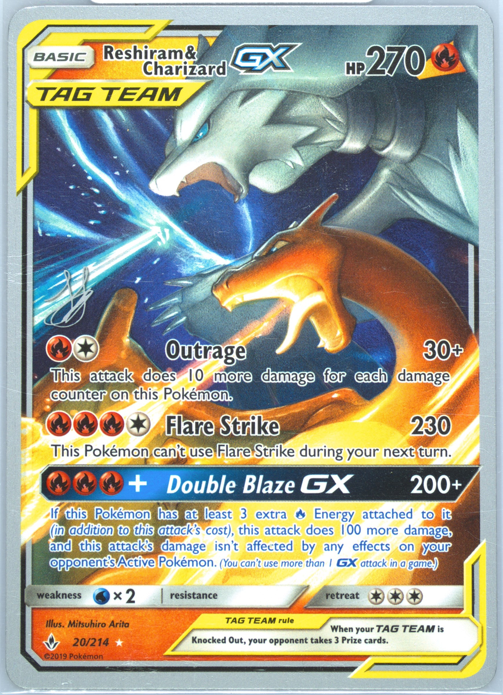 Reshiram & Charizard GX