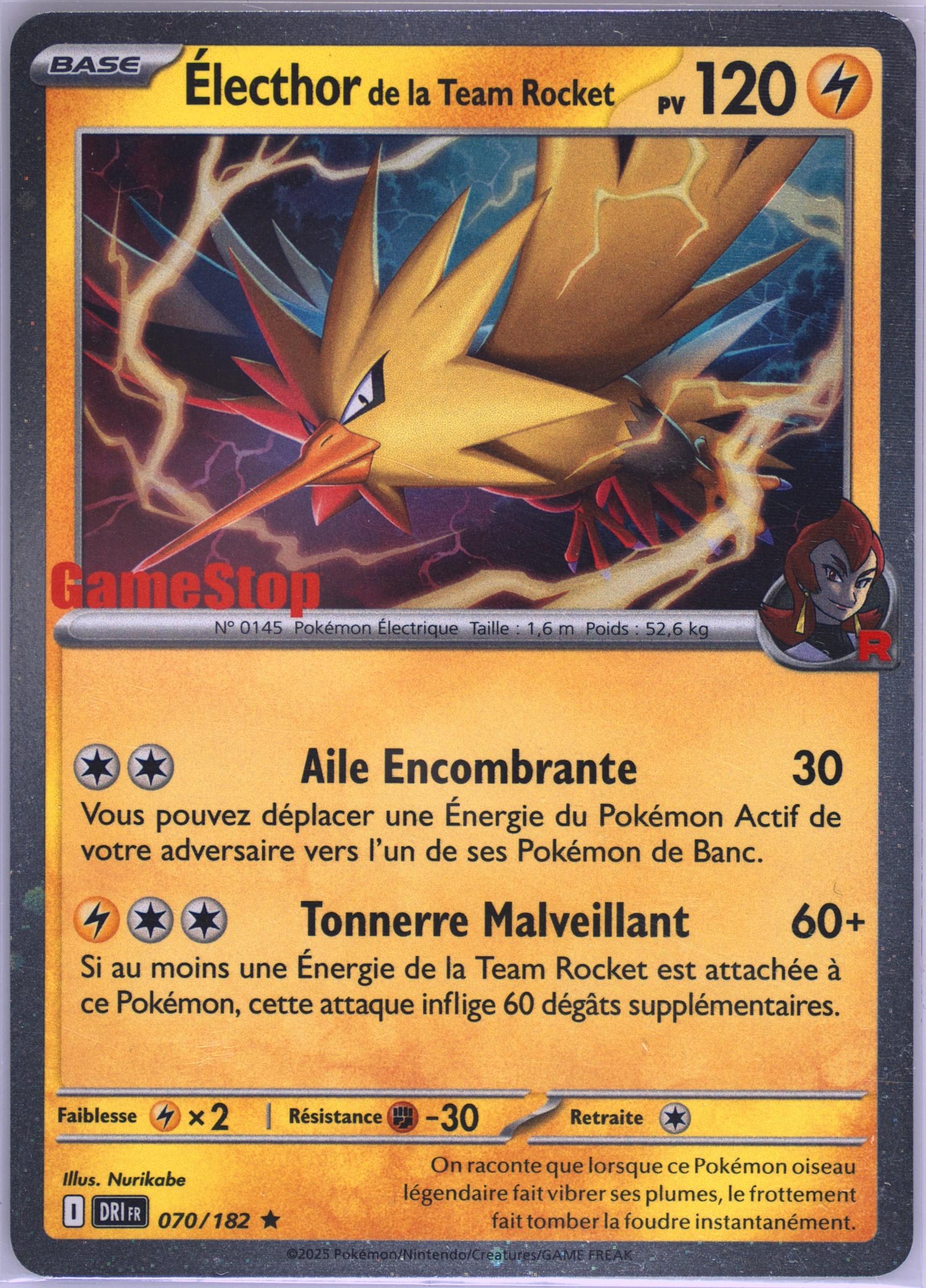 Team Rocket's Zapdos