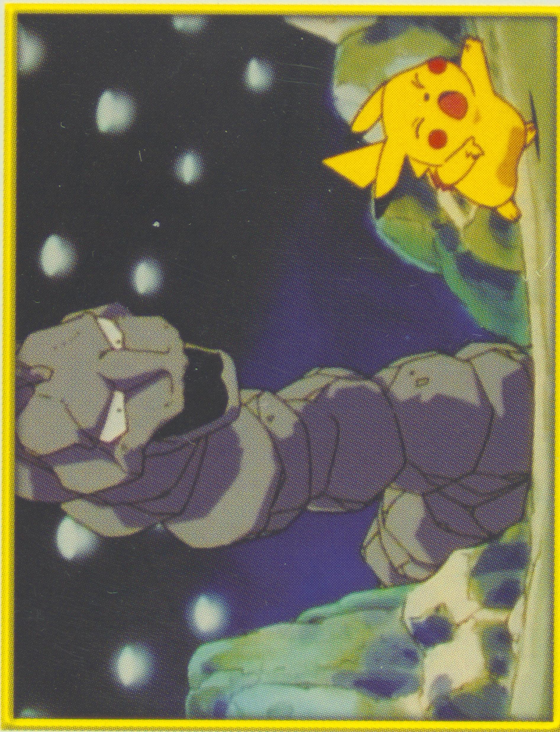 Pikachu and Onix
