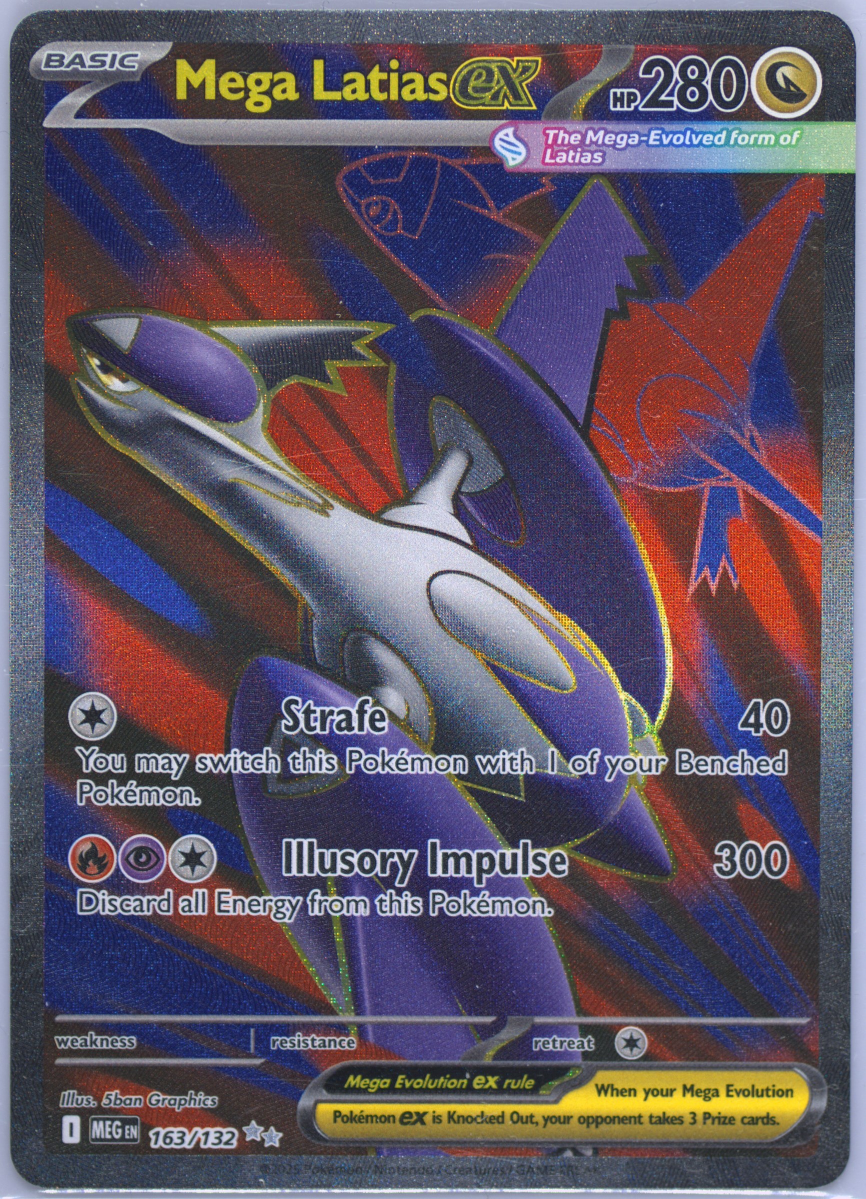 Mega Latias EX (100) 2025 Pokemon Meg EN-Mega Evolution - Pokémon
