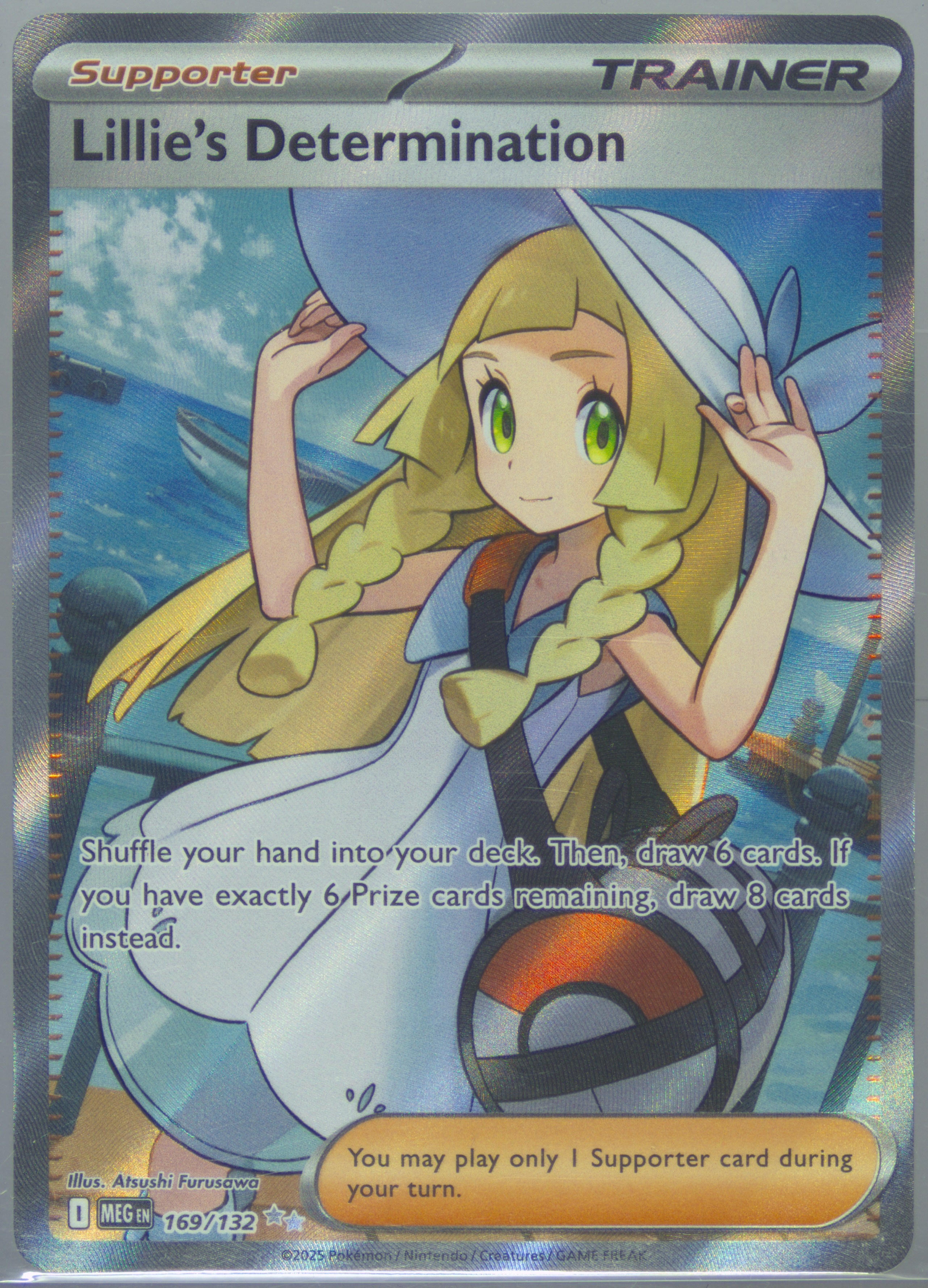 Lillie's Determination Ultra Rare (169) 2025 Pokemon Meg EN-Mega