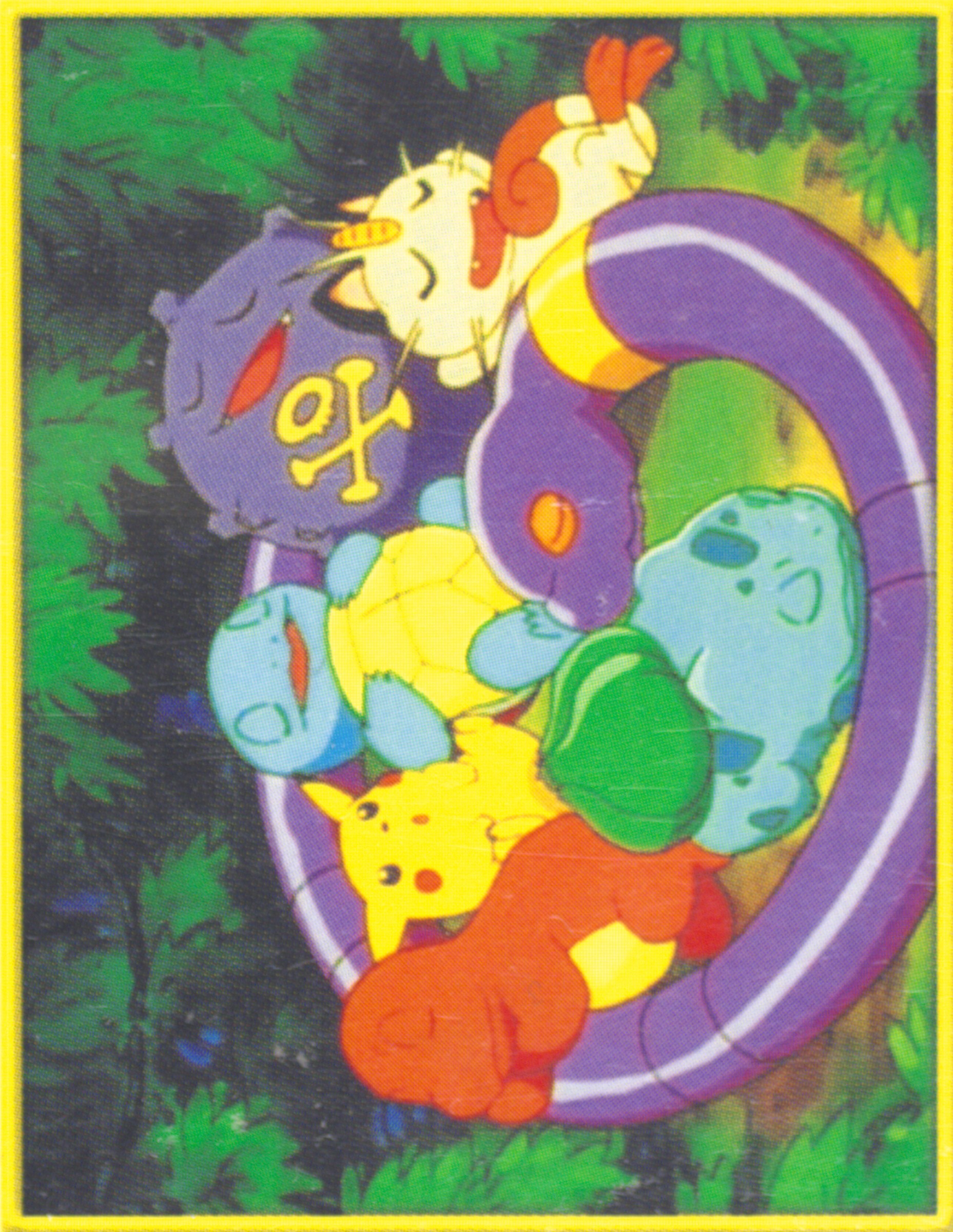 Bulbasaur/Charmander/Ekans/Koffing/Meowth/Pikachu/Squirtle