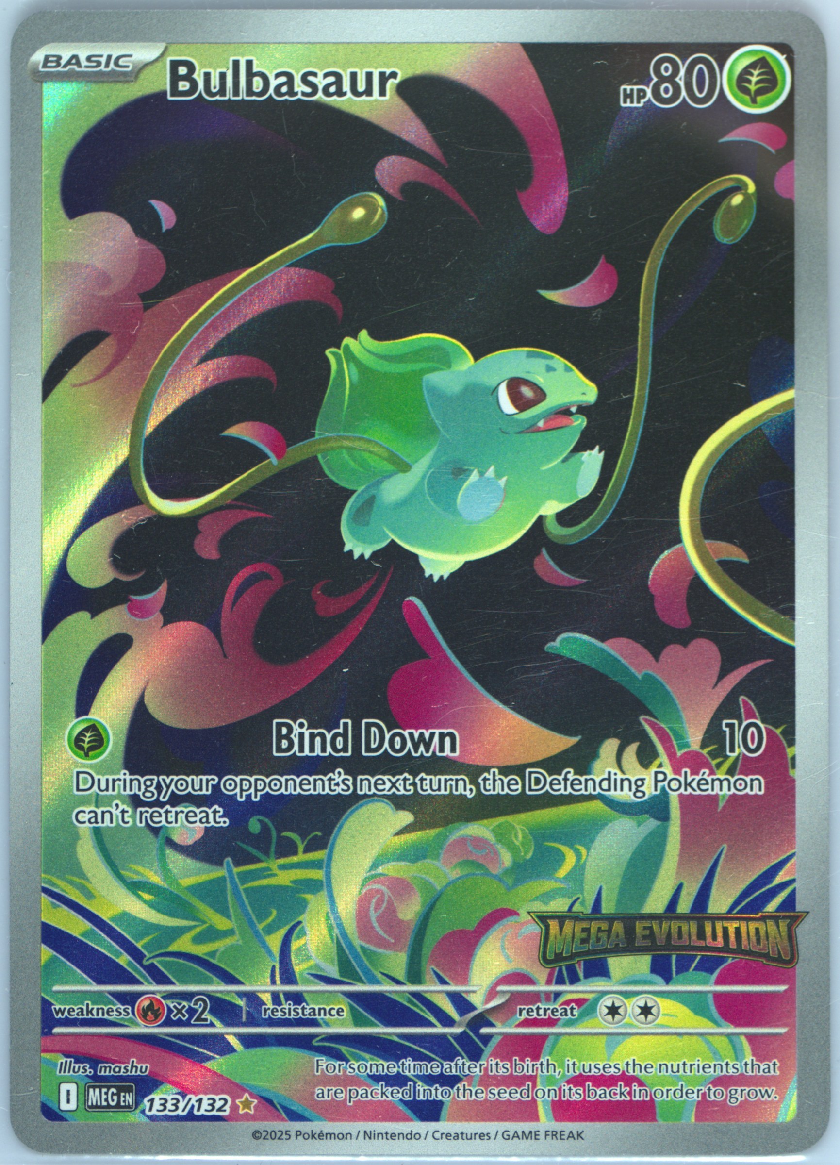 Bulbasaur Illustration Rare (133) 2025 Pokemon Meg EN-Mega