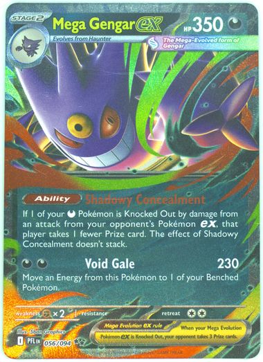 Mega Gengar EX (056) 2025 Pokemon Pfl EN-Phantasmal Flames