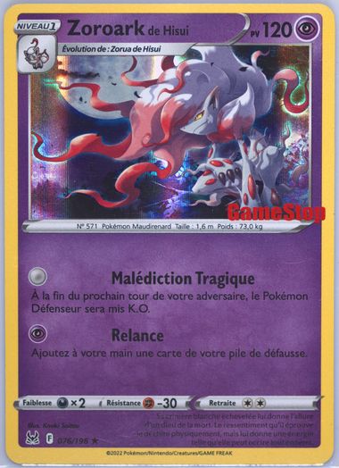 Zoroark de Hisui-Holo