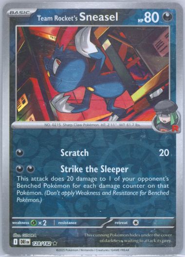 Team Rocket's Sneasel