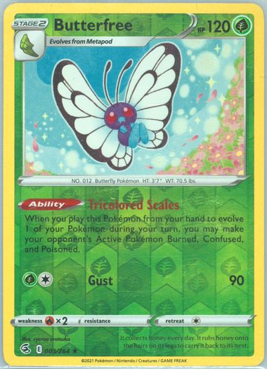 Butterfree-Reverse Foil