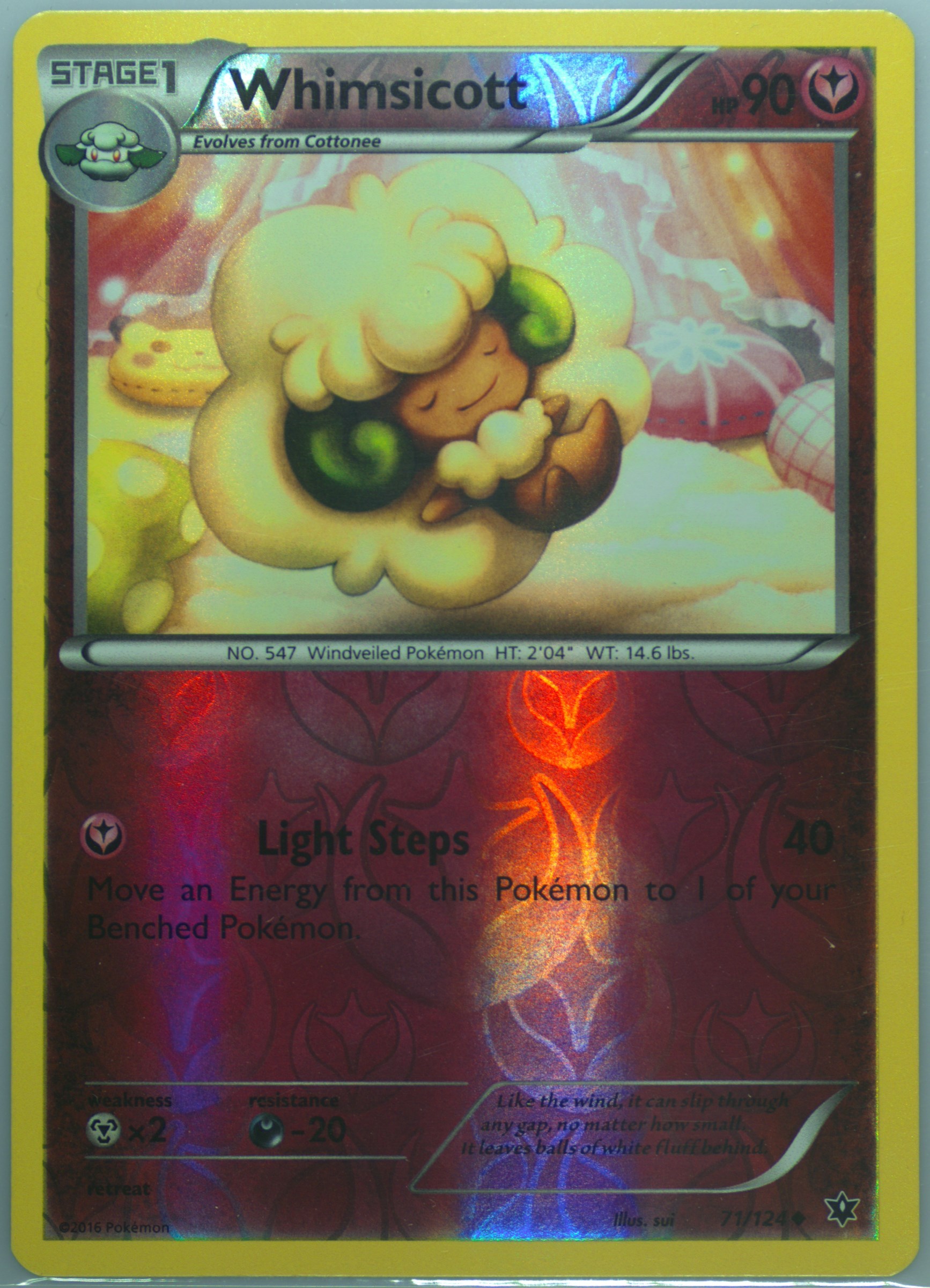 whimsicott pokemon card V - 160/172 Full Art Ultra Rare When Pokemon Pokemon Trading Card Game 035/091