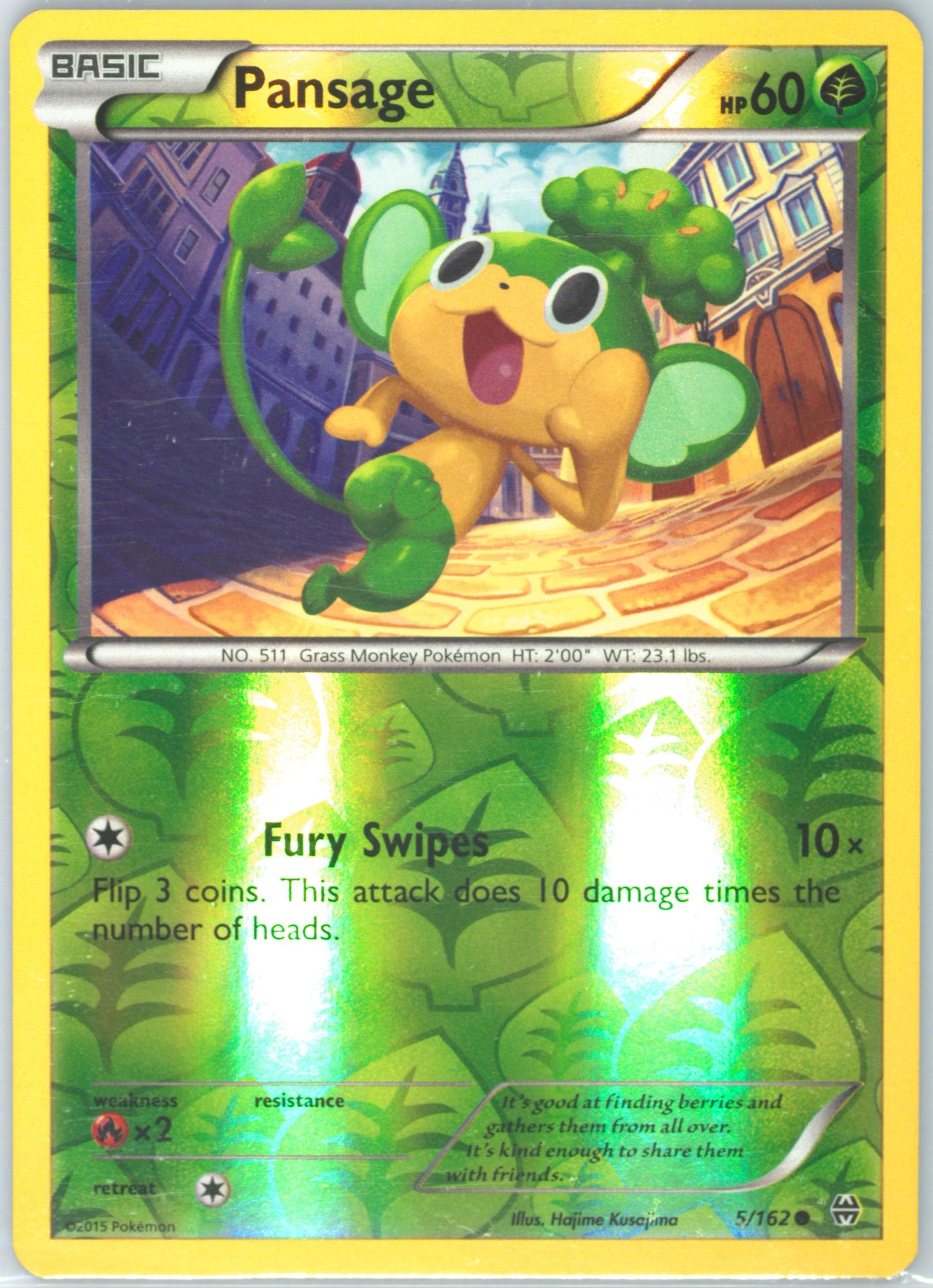 Pansage-Reverse Foil
