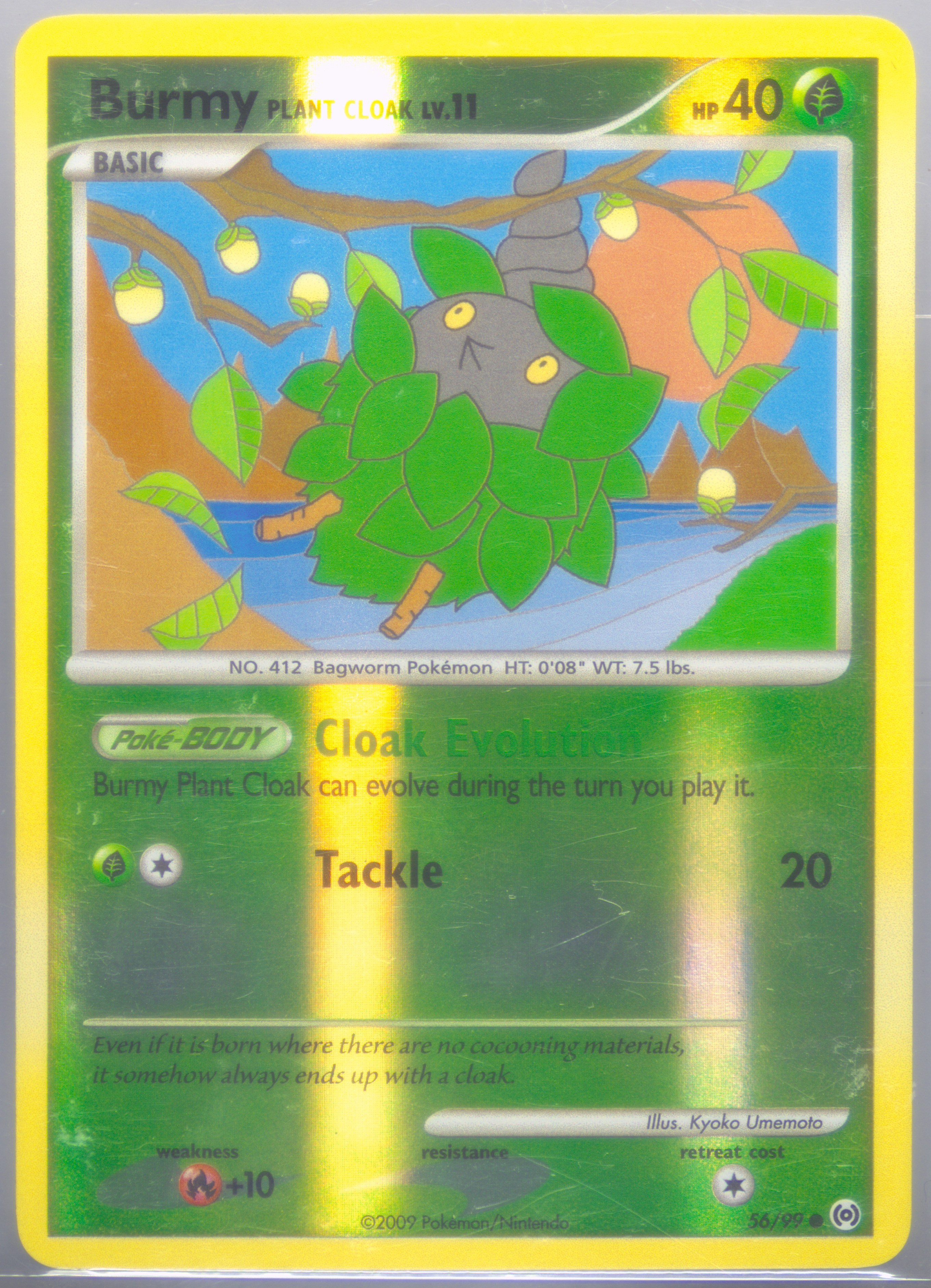 Burmy Plant Cloak-Reverse Foil