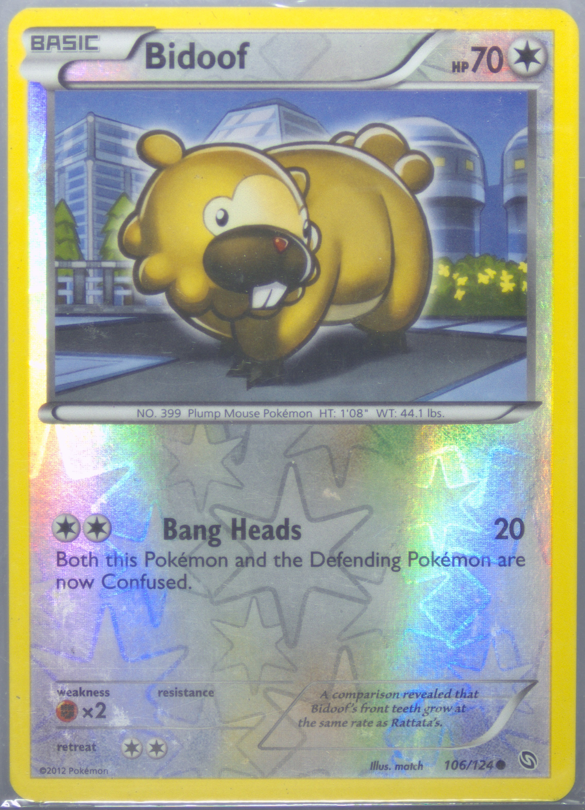 Bidoof-Reverse Foil