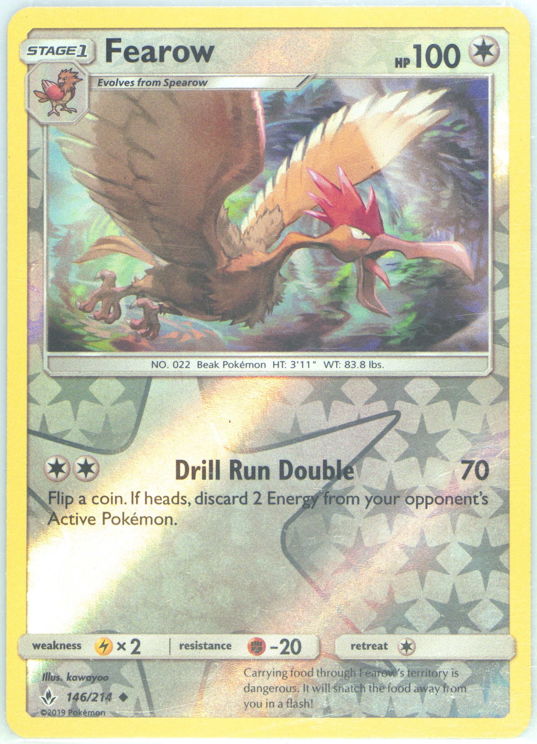 Fearow-Reverse Foil