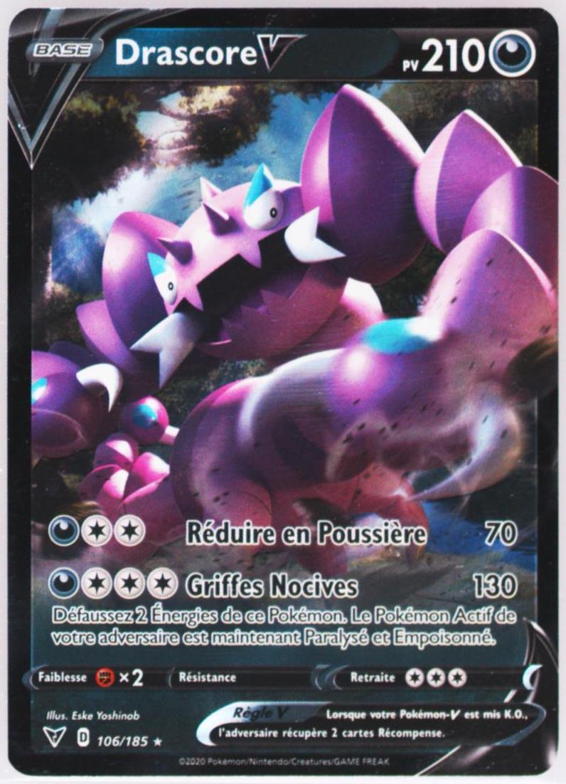 Drapion V 106 - SWSH04: Vivid Voltage - Pokémon Card Prices & Listings