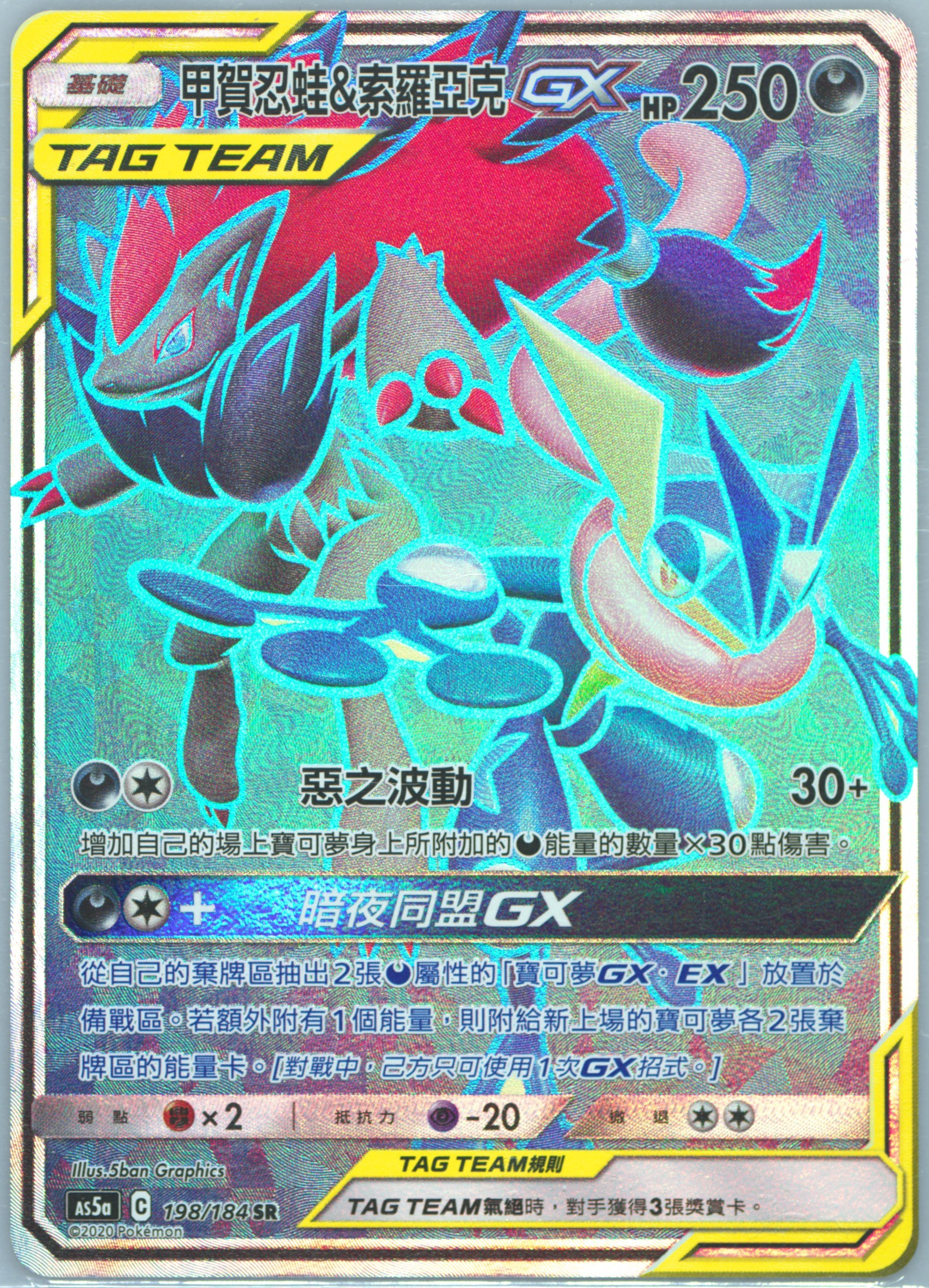 Full Art/Greninja & Zoroark GX