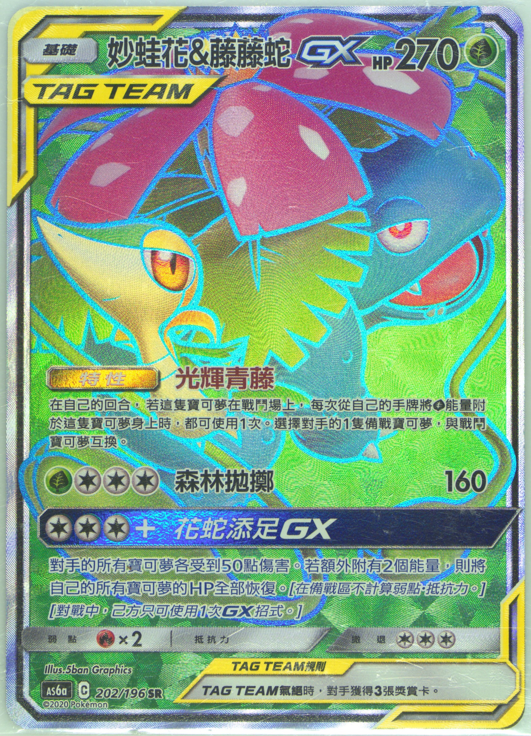Full Art/Venusaur & Snivy GX
