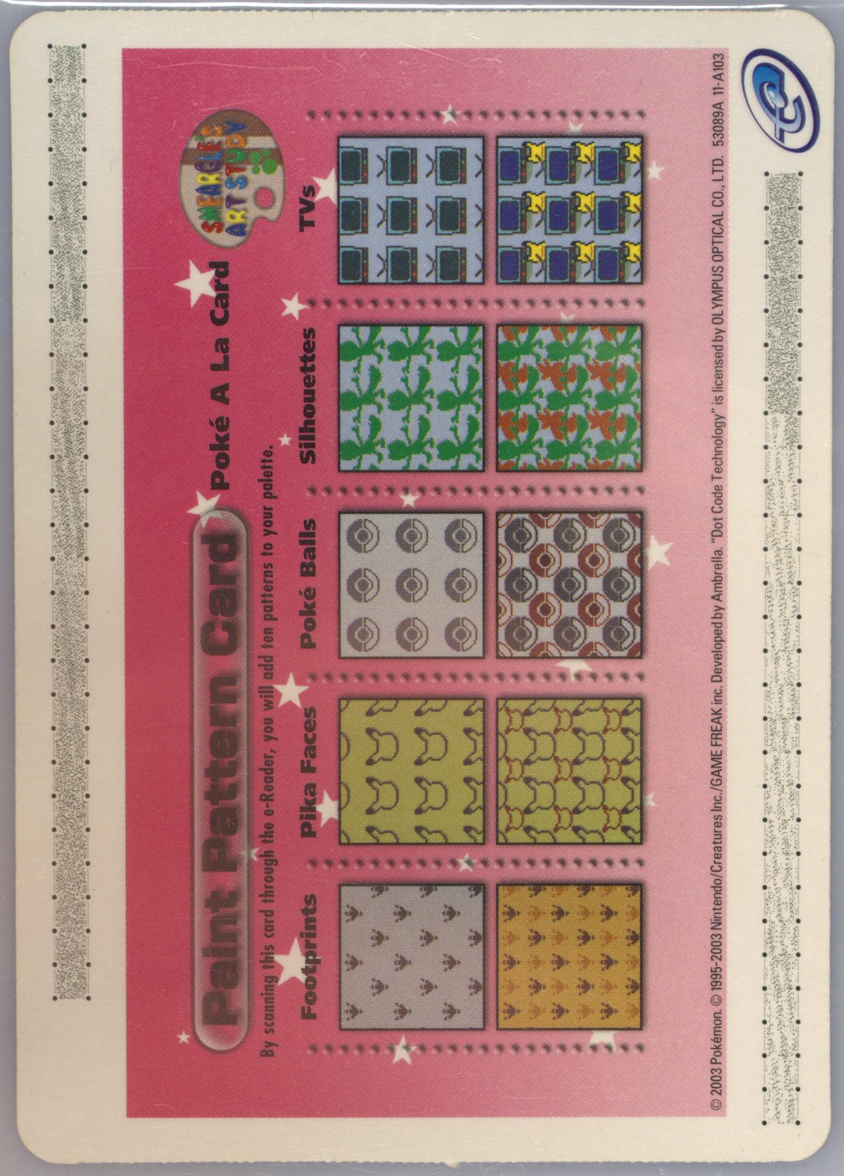 Paint Pattern Card: Poke A La Card