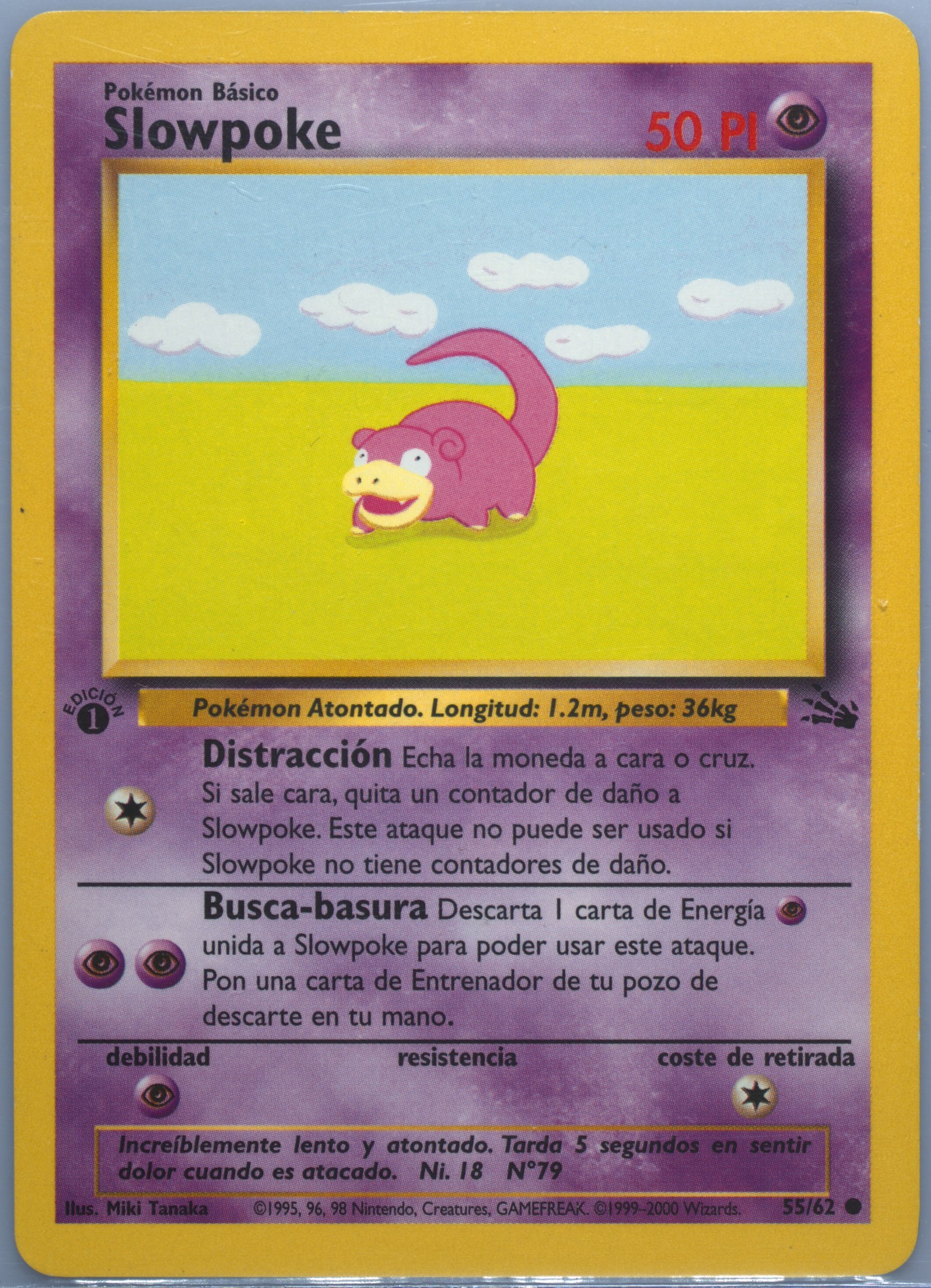 1995 slowpoke pokemon card Sold at Auction: Pokmon Team Rocket FIRST EDITION #67/82 Mind Games Pokemon Card Fossil 1st Edition