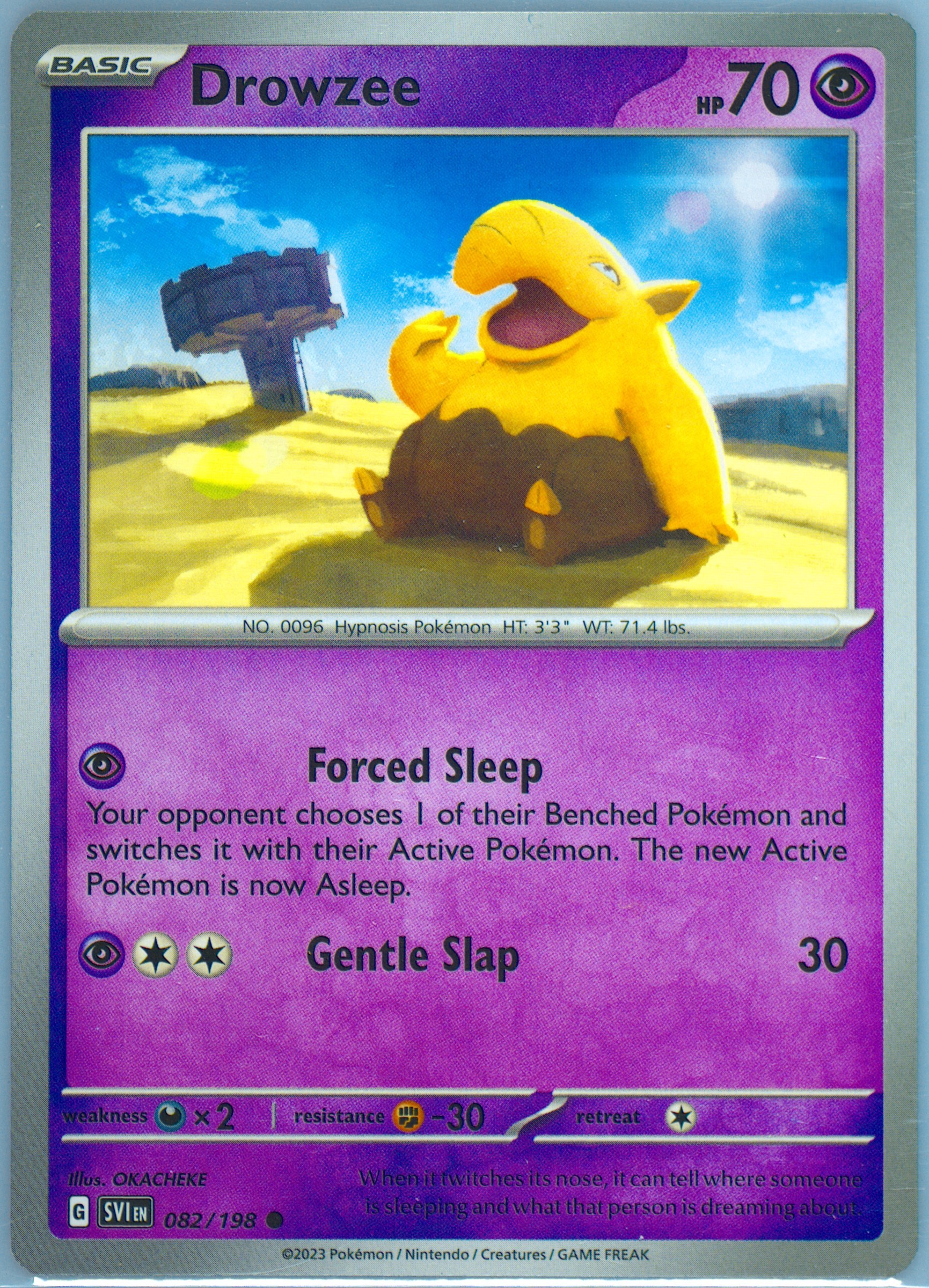 Drowzee Illustration Rare (210) 2023 Pokemon Svi EN-Scarlet
