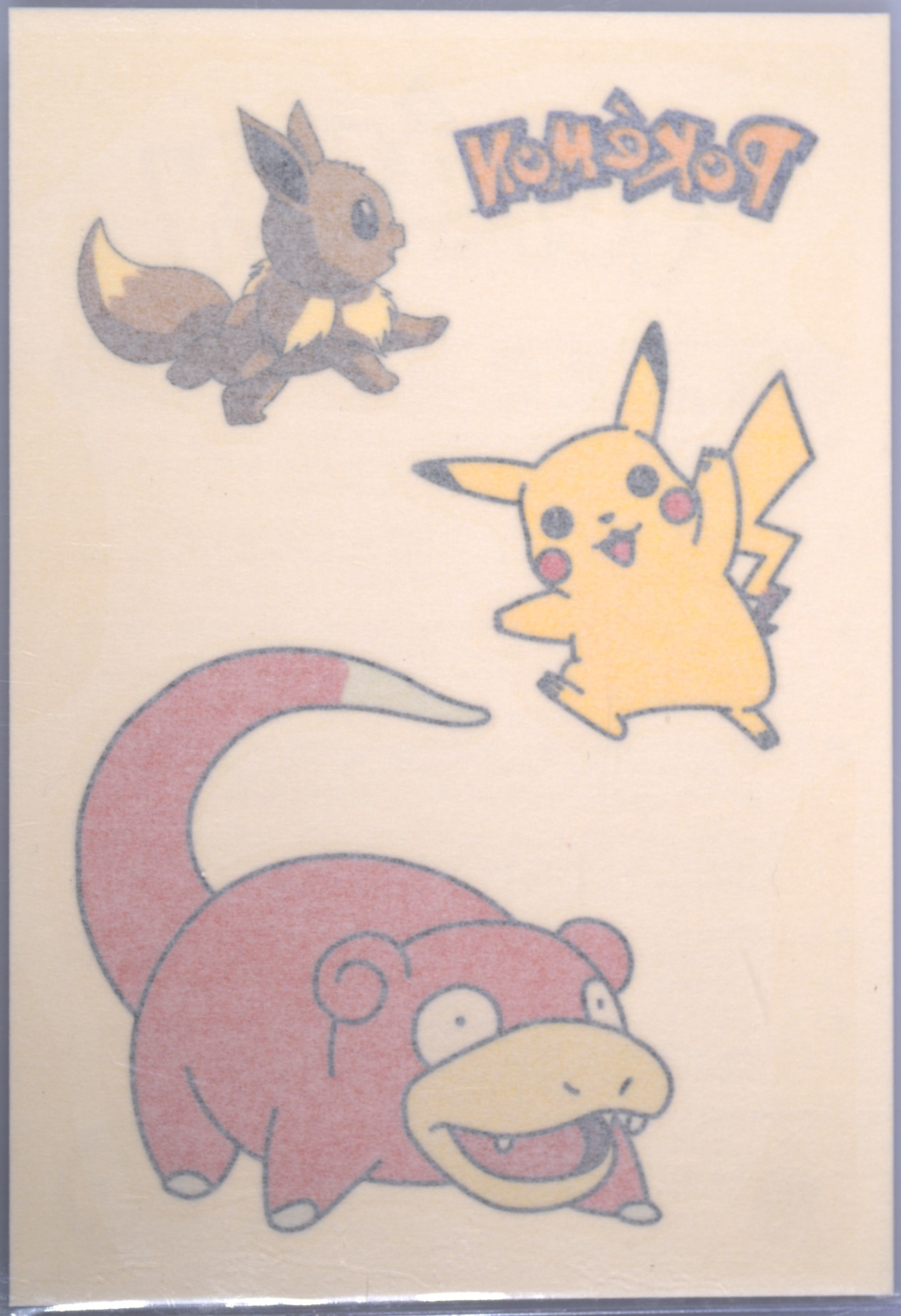 Eevee/Pikachu/Slowpoke