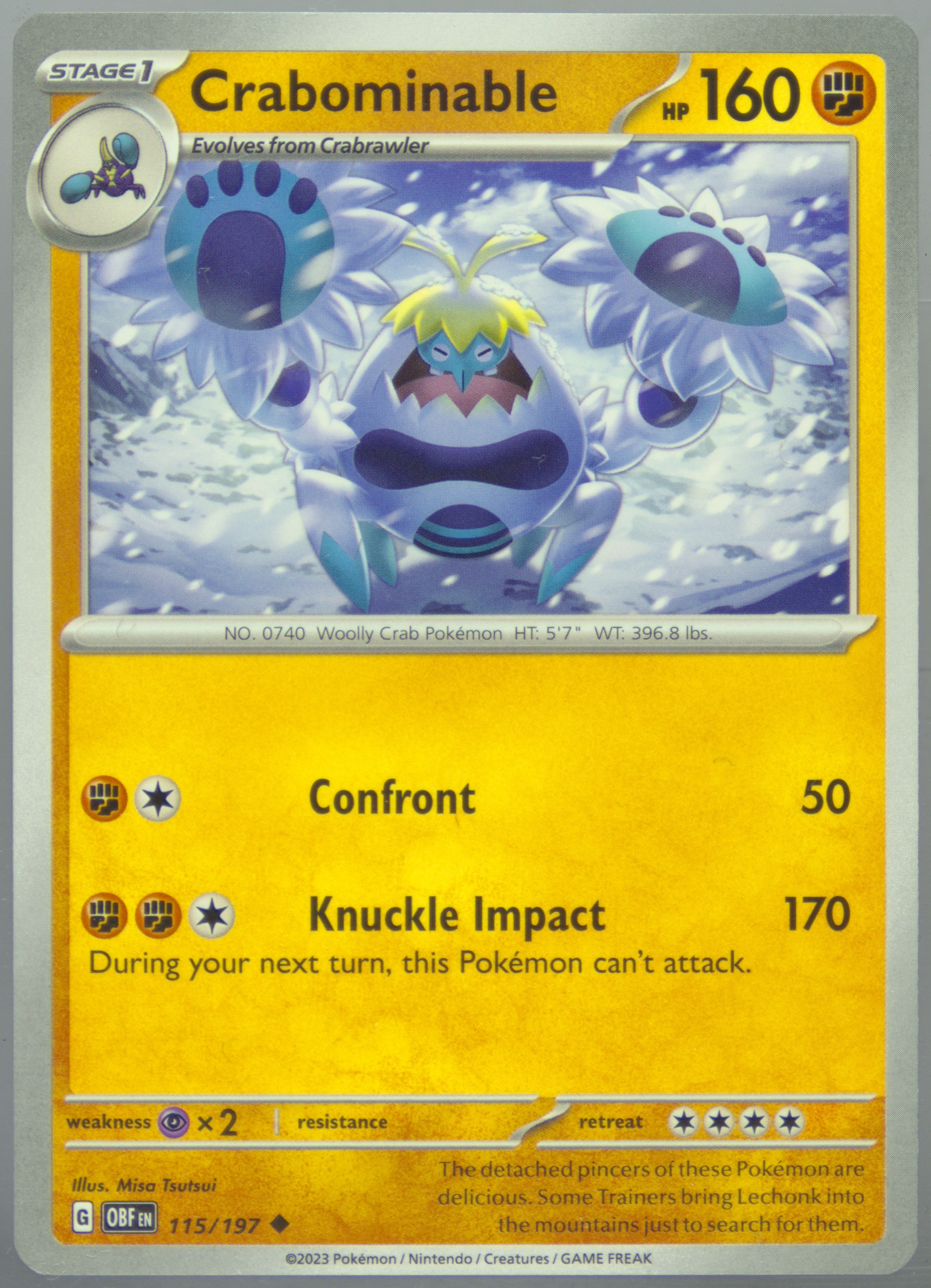 Crabominable Art Rare (107) 2024 Pokemon Japanese SV7-Stellar
