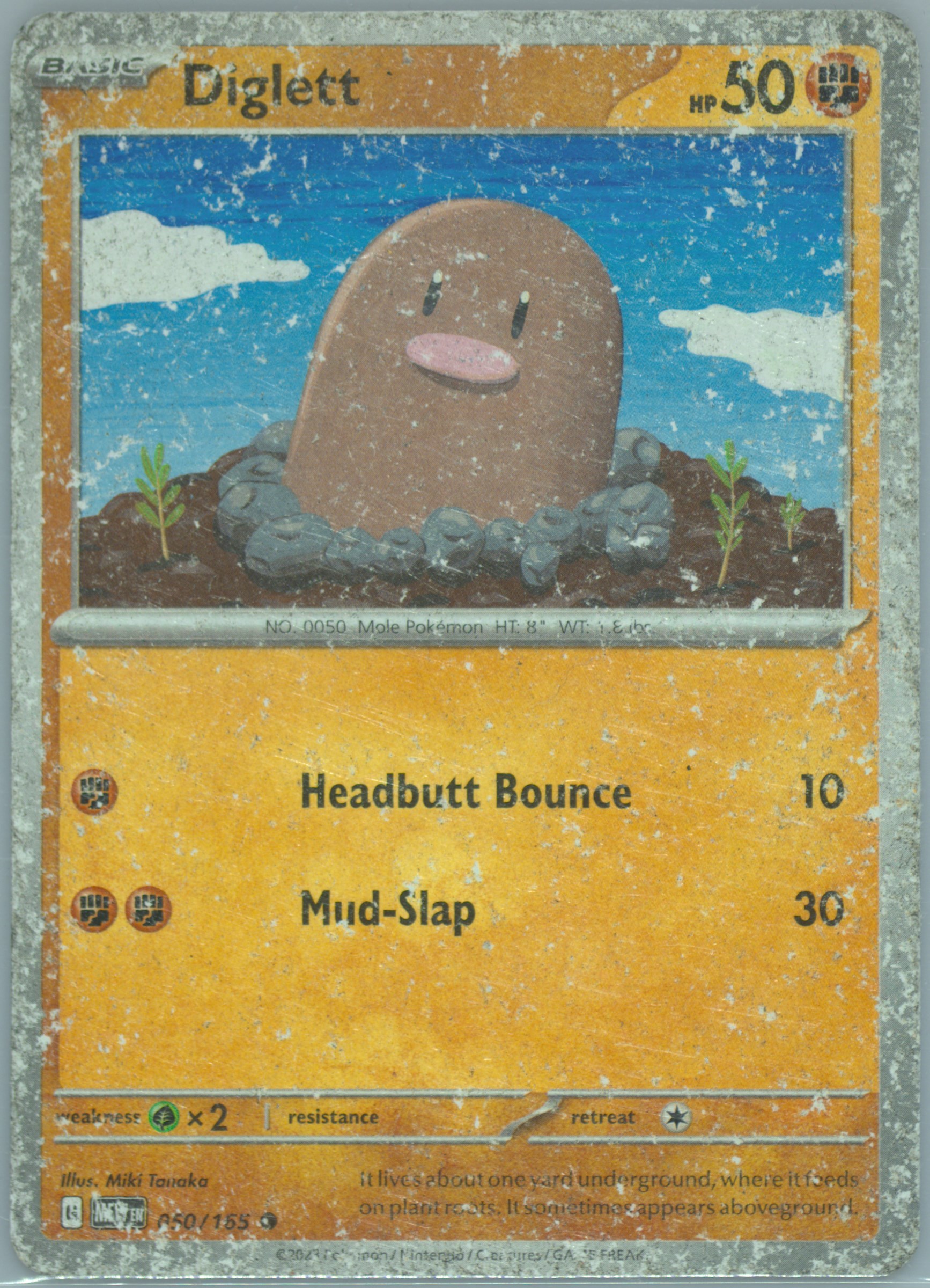 1999 diglett pokemon card value 1999 Nintendo Pokemon Game Diglett (1st Edition)