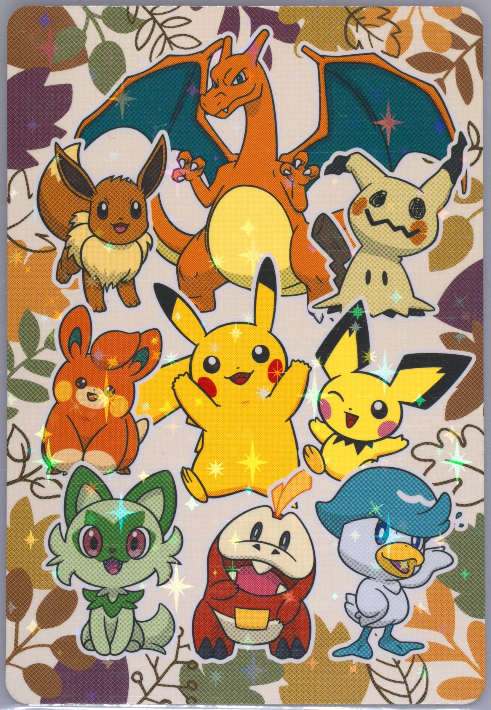 Charizard/Eevee/Fuecoco/Mimikyu/Pawmi/Pichu/Pikachu/Quaxly/Sprigatito