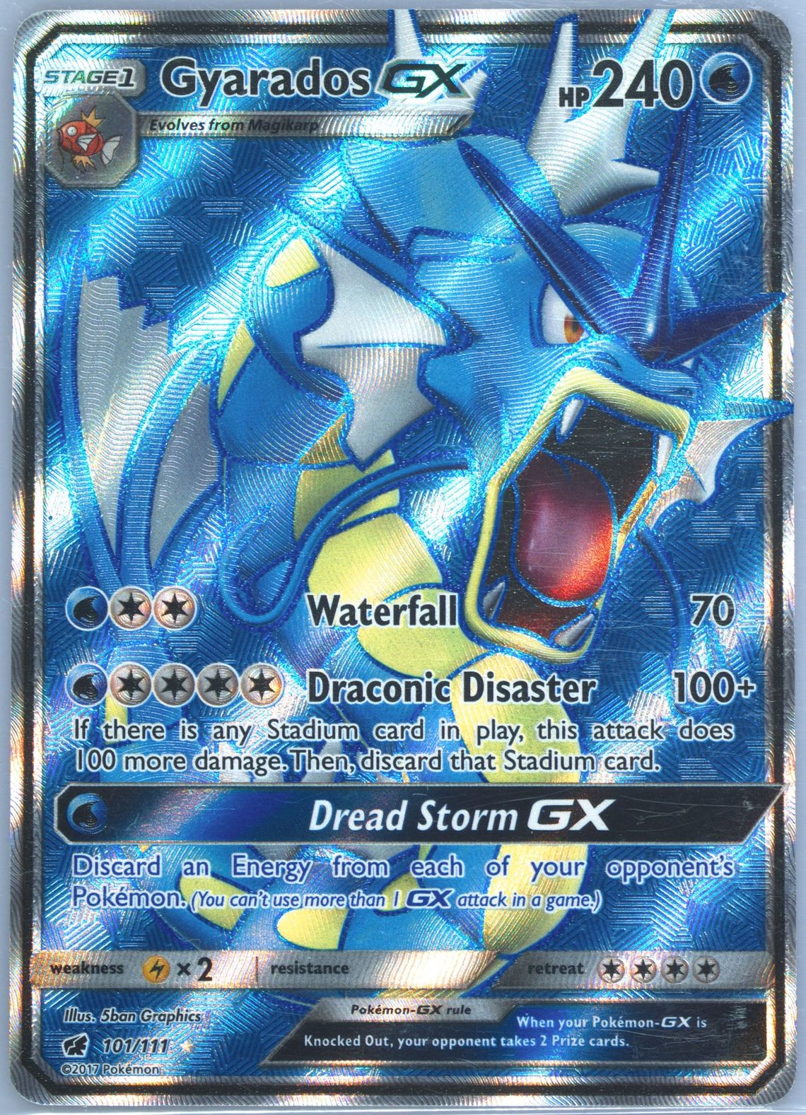 Full Art/Gyarados EX Secret (123) 2016 Pokemon XY Breakpoint - Pokmon Card  Data