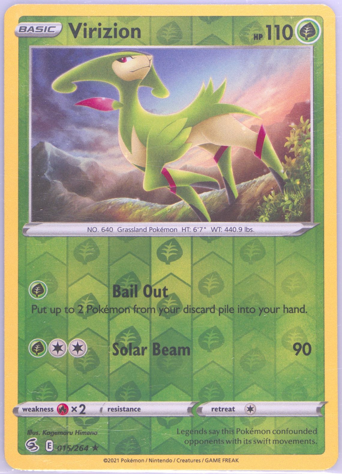 Virizion-Reverse Foil