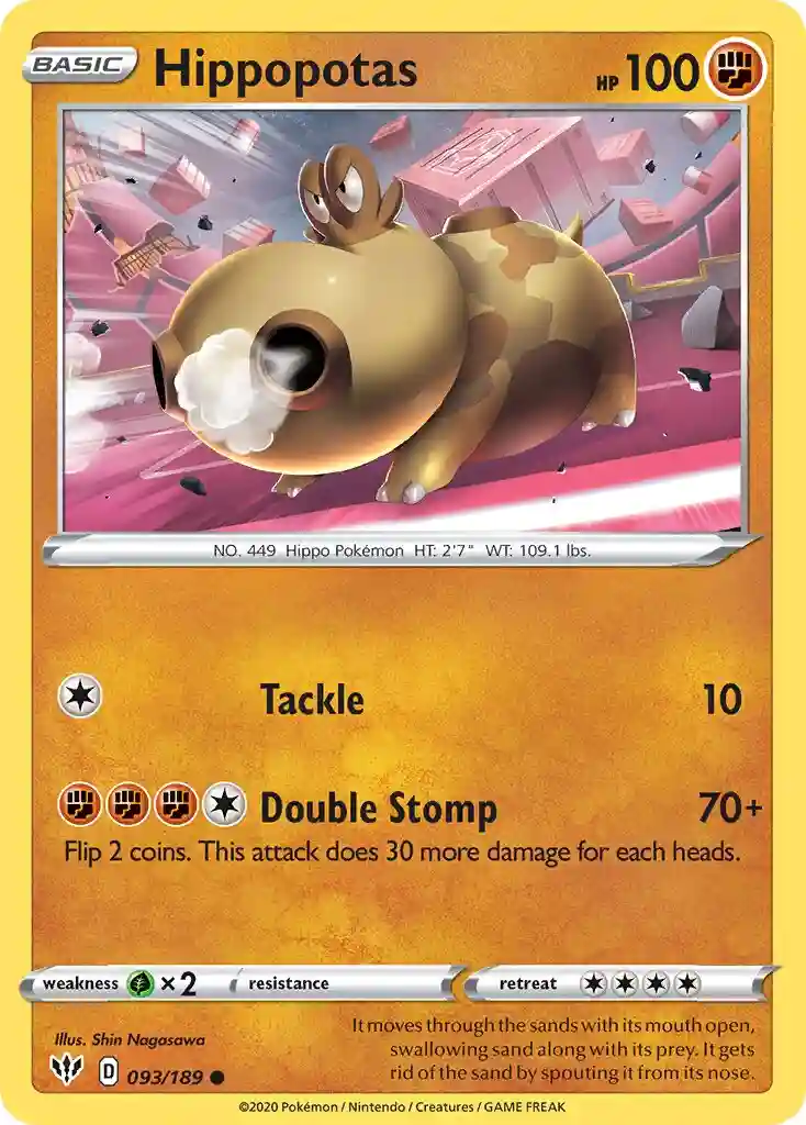 Hippopotas-Reverse Foil
