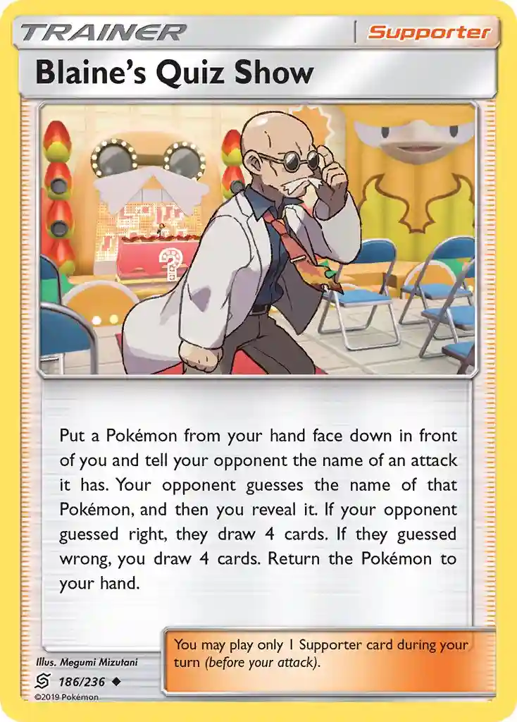Blaine's Quiz Show-Reverse Foil