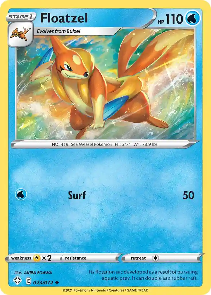 Floatzel-Reverse Foil