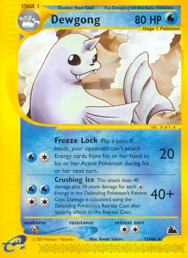 Dewgong-Reverse Foil