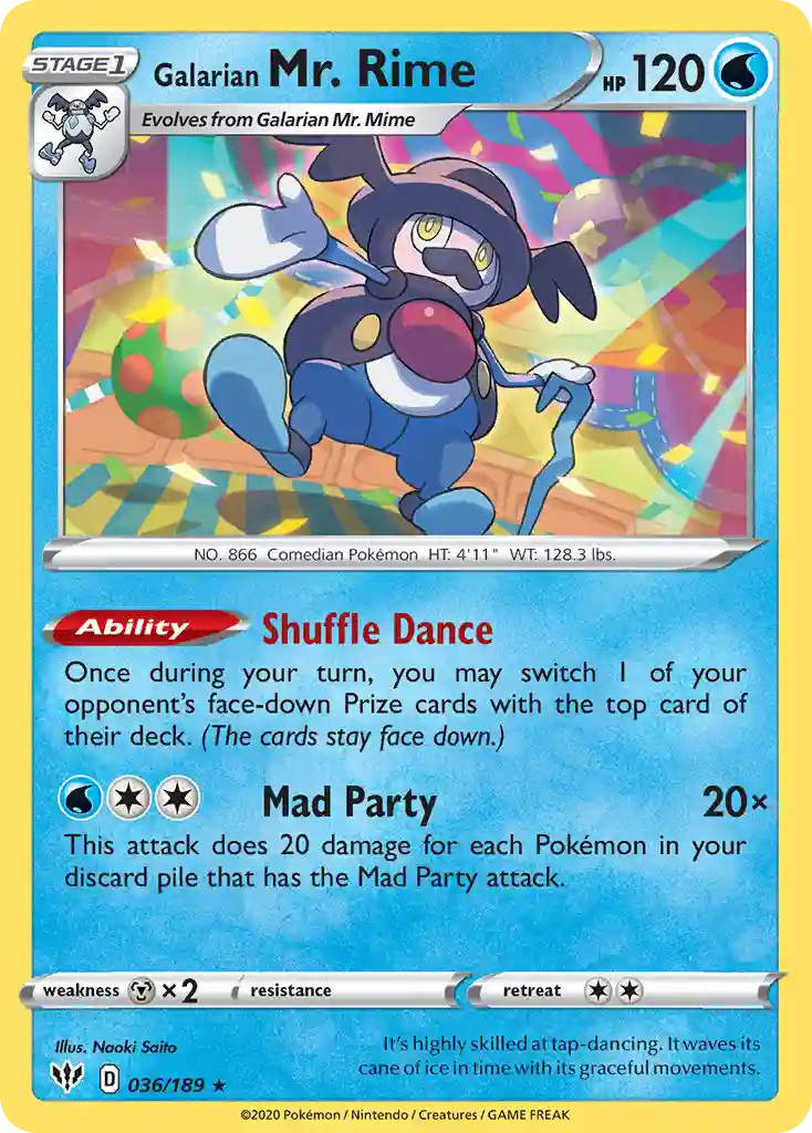 Galarian Mr. Rime-Reverse Foil