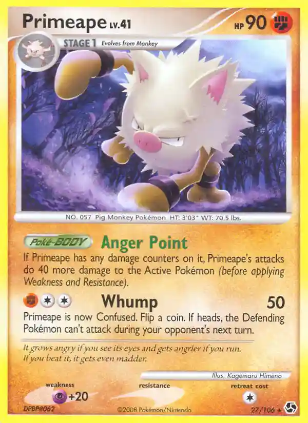 Primeape-Reverse Foil