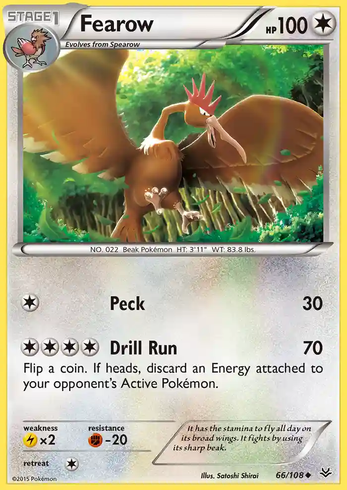 Fearow-Reverse Foil