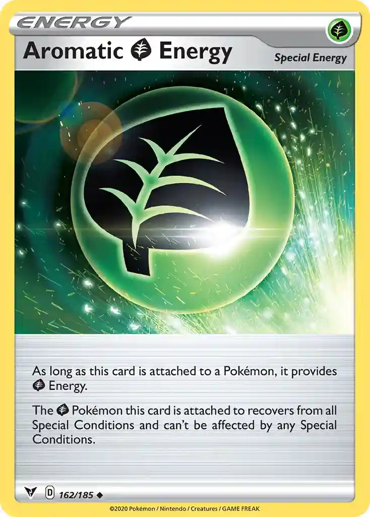 Aromatic Energy-Reverse Foil (162) 2020 Pokemon Sword & Shield Vivid Voltage