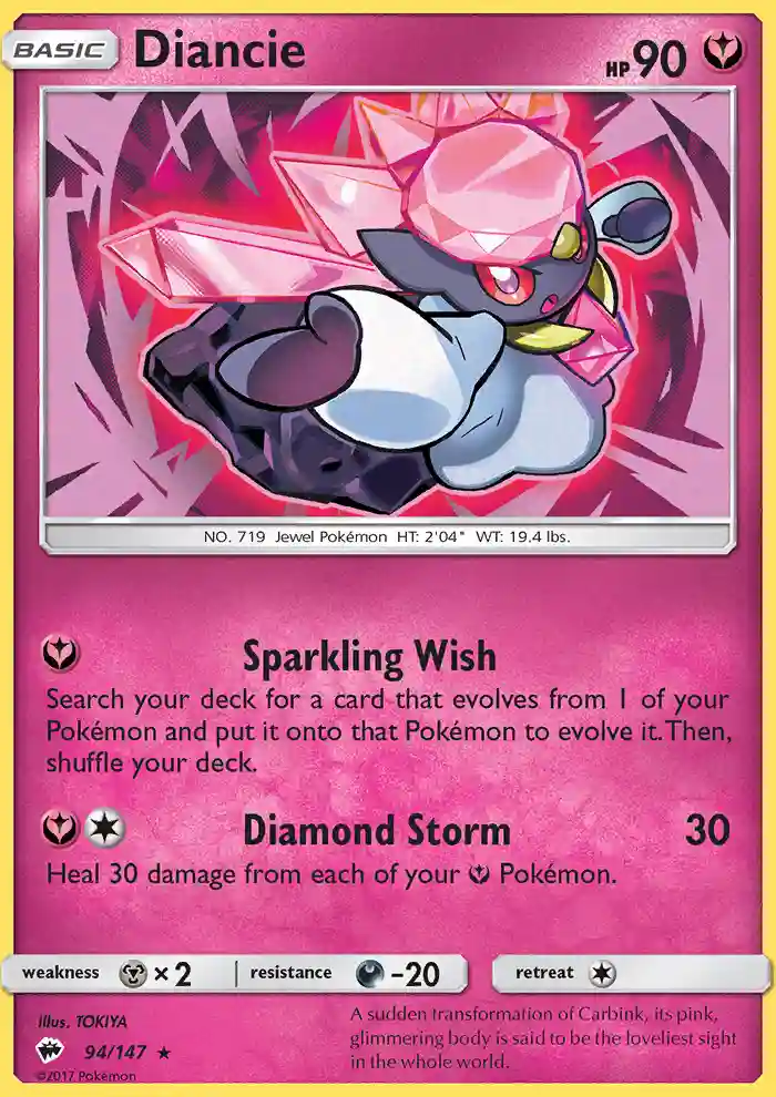 Diancie-Reverse Foil