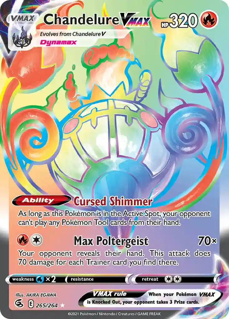 Full Art/Chandelure Vmax