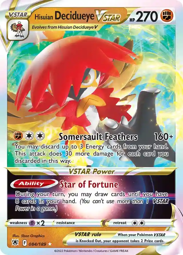 Hisuian Decidueye Vstar