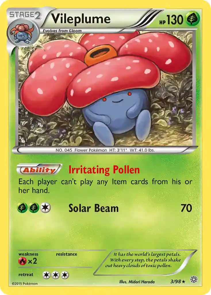 Vileplume-Reverse Foil