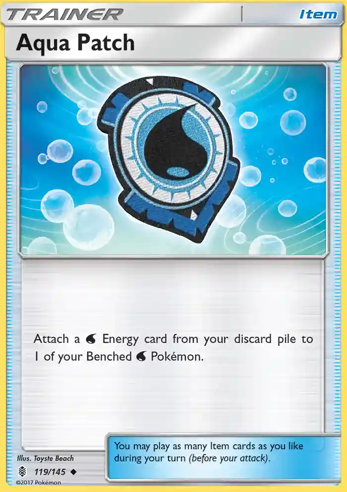 Aqua Patch-Reverse Foil