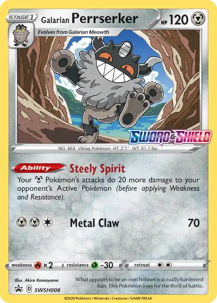 Galarian Perrserker-Holo