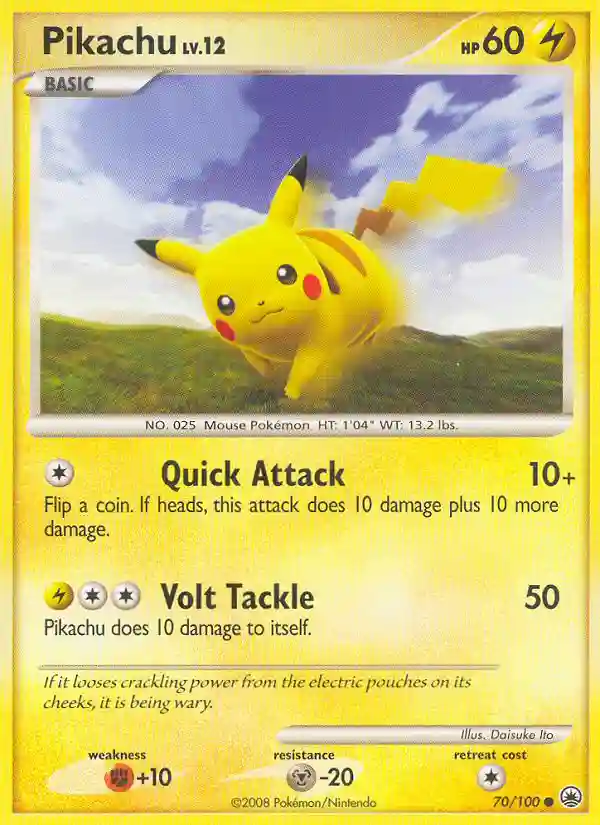 Pikachu-Reverse Foil