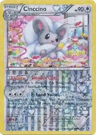 Cinccino (19/25) 2013 Pokemon Black & White Legendary Treasures Radiant Collection