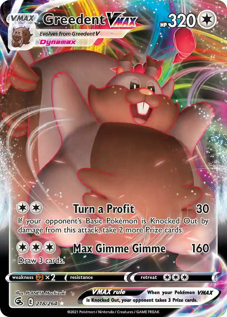 Full Art/Greedent Vmax