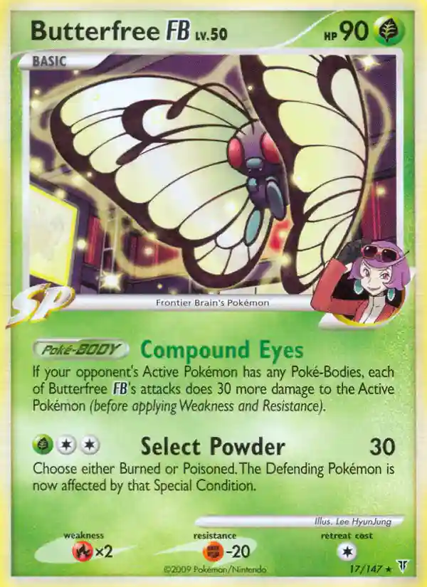 shiny butterfree pokemon card 44 Tojo Cockpit Pokemon's first shiny surprise 
