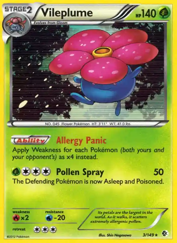 Vileplume-Reverse Foil