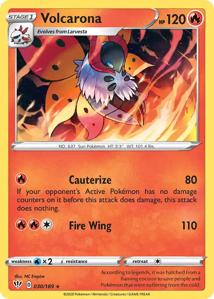 Volcarona-Reverse Foil